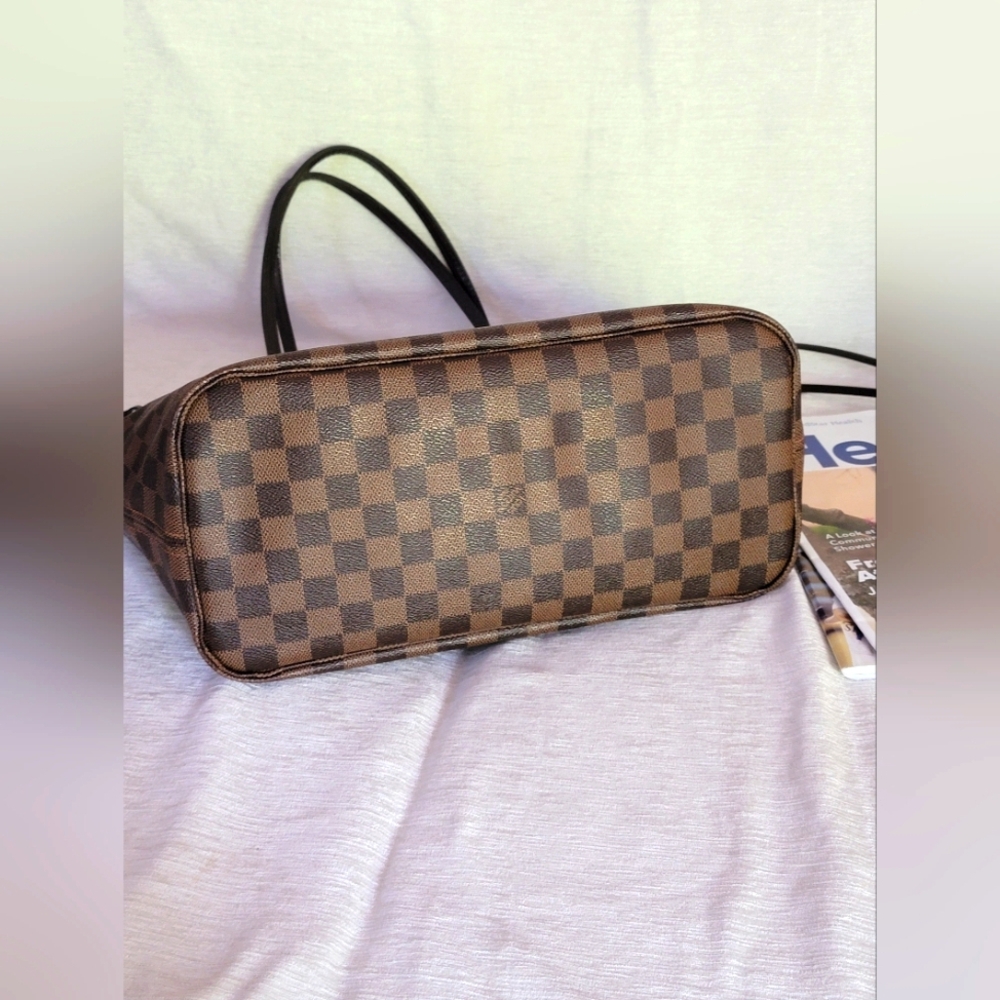 Auth ❤️ Louis Vuitton Neverfull Damier ebene MM - Picture 10 of 15